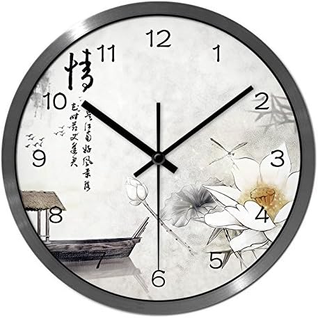Wall clock, simple and stylish wall clock, ultra-quiet clock,quiet wall clock?Creative home pendant,14Inch