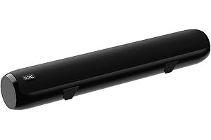 boAt Aavante Bar 610, 25 W signaturljud, 2,0 CH med dubbla passiva radiatorer, 7 HRS-batteri, elegant design, multianslutning, Bluetooth soundbar, soundbarhögtalare (kolsvart)