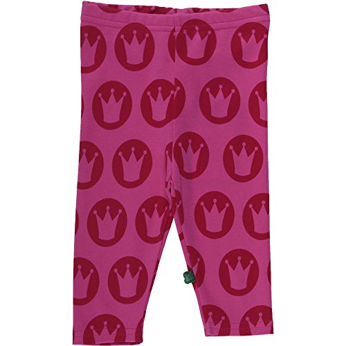Fred's World by Green Cotton Baby Girls Crown Leggings Leggings, Pink (cabaret 018214001), 6-12 months (Manufacturer size: 80)
