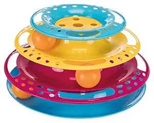 Trixie Cat Toy Circle Tower Catch The Balls, Plastic