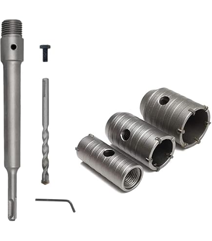 Tige D'Extension SDS Plus 600mm EffektWerk Pour Foret à Noyau - Filetage M22
