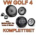 Produktbild VW Golf 4 - KENWOOD Lautsprecher Komplettset für vorne & hinten