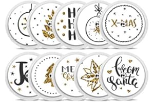 Diasticker® | Freestyle Libre 2 - Sticker - 10er Set "X-Mas" | Imperméable - Autocollant en vinyl pour Freestyle Libre 2 sensor, capteur