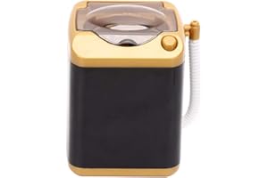 Uxsiya Elektrische Mini-Waschmaschine Automatischer Make-up-Bürstenreiniger Kinderspielzeug-Mini-Waschmaschinen für Make-up-Schwämme(Gold)