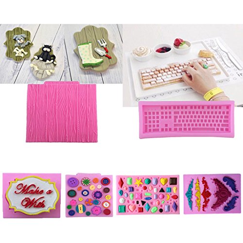 Gazechimp SILIKON AUSSTECHER Ausstechform Blatt Marzipan Fondant Deko - 9