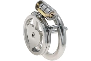 Chastity Cage Män, Cock Cage Penis Cage Herr Mörk Lock Design, Bra döljande, Par Bondage SM Sexleksaker N (Long,50 mm/1,97 tum)