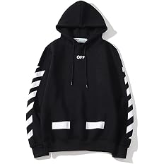 DNTG OW Classic Striped Basic Hooded 