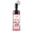 WOW Skin Science Himalayan Rose Foaming Face Wash with Built-in Face Brush - 150mL