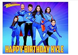 The Thundermans 10" X 8" Rectangular personalised birthday cake border