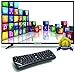 NACSON NS4215-SMART 40 inches 1080p Full HD <100 Hz hertz LED TV with 1+2 Year Extended Warranty and AirFly Keyboard/Mouse (Black) RS.24490.00