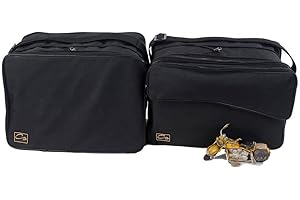 made4bikers: Borse interne per valigie moto adatte per modelli BMW R1200GS R1200 GS al 2013 (Vario) - tasca esterna separata