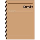 Keskin Color Kareli Sert Kapak Spiralli Draft Defter Kahverengi 17x24