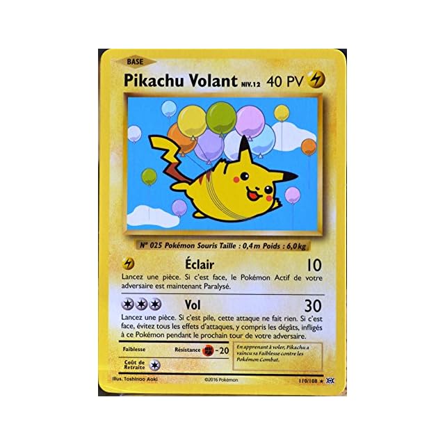 Carte Pokémon 111108 Pikachu Surfeur Niv13 Secrète