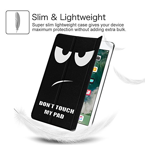 Fintie iPad 9.7 Zoll 2017 Hülle – Ultra Schlank Superleicht Ständer Smart Shell Case Cover Schutzhülle Tasche mit Auto Schlaf / Wach Funktion für Apple iPad 2017 Neue Modell, Don’t Touch - 2