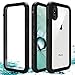 Price comparison product image iPhone X waterproof CaseiPhone X Waterproof Case | Underwater Full Body Snow-Proof Shock-Proof Dirt-Proof Cover for Apple iPhone X Support Wireless Charging (Style 1, Black)