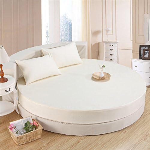 Full cotton round bed/bedspread/bed set single piece/pure cotton round bed sheets/mattress/protector-F diameter200cm(79inch)
