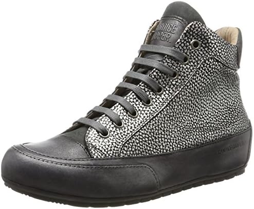 Candice Cooper Women’s Kuki Laminato Hi-Top Trainers, Silber (Argento), 4 4 UK