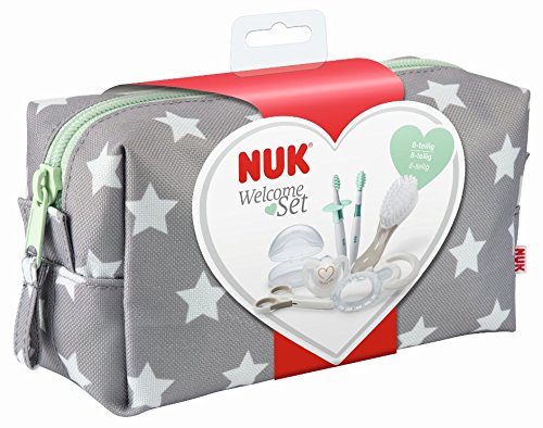 NUK 10256412 Welcome Set, perfekte Erstausstattung für Neugeborene, sieben NUK Produkte in einer schönen Tasche, farblich abgestimmt - 2