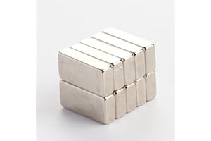 BANJILI Calamite Piccole Magneti Neodimio Magnete Calamita da Parete, Lavagna per il Frigo Lavagna per Ufficio Magneti Rotondi per Servizio Pesante (20X10X5mm-10 PEZZI)