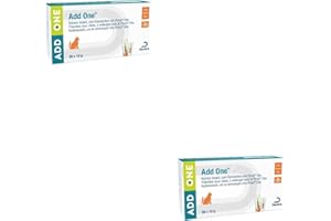 Porus Add One | Sabor Crema de Salmón | Paquete Doble | 2 x 30 x 10 g | Complemento Alimenticio para Gatos | Delicioso Snack para Mezclar con Porus One