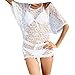 Women Skull Hollow Crochet Dress Beach Wear Lady Swimwear Bikini Cover Up Sexy Beach Dress