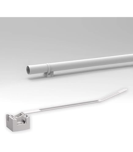 MARLANVIL 20 PZ Morsetto per Tubi Rigidi Grigio (DA 24 mm A 34 mm