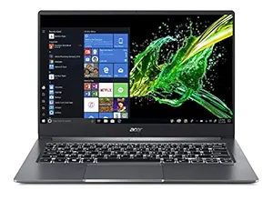 Acer Swift 3 10 Gen Intel Core i5 14 inches 8GB/512GB SSD/Windows 10/2GB NVIDIA Graphics Ultra Thin and Light Business Laptop (Steel Grey/1.19 kg), SF314-57G