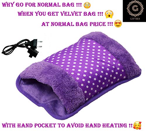 GIFTIES Electric Hot Water Bag with USB LED Light for Pain Relief RS.299.00