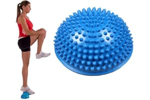 OFKPO Reflexology Training Massage Ball, Yoga Fitness Half Hedgehog Ball Foot Balance Ball for Yoga Fitness Gymnastics Exercise