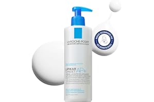 La Roche-Posay, Lipikar Syndet AP+, Crème lavante Relipidante Anti-Irritations, Nourrit & Apaise, Enrichi en Niacinamide & Beurre de Karité, Pour Peaux Sèches à Tendance à l'Eczéma Atopique, 400 ml