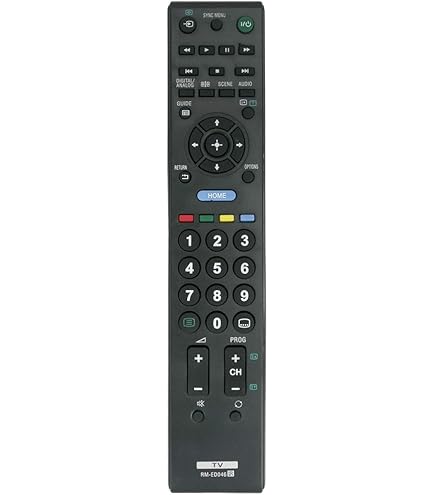 Control Remoto Rm-ed046 Mando A Distancia De Repuesto ALLIMITY Para TV Sony Bravia LCD - Modelo RM-ED046, Compatible Con Varios Modelos Mando Universal Sony