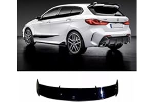 YYKJZ Auto Posteriore Tronco Spoiler Coda Ala, per BMW Serie 1 F40 M135I 128ti 2021+, ABS nero lucido