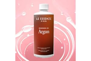 Le Essenze di Elda Wäscheparfüm | Argan, Hammam Duft | Bis zu 100 Waschladungen | Weichspüler Zugabe oder Ersatz | 18 Verschiedene Düfte | 500ml | Argan