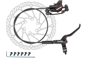 UNCOTARILY Toopre Hydraulic Brake Set, Bicycle Disc Brake Set, Universal for Front and Rear, for Mountain Paths, Mountain MTB Bikes, Disc Brake Clamp