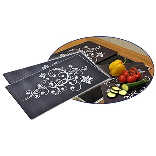 Ceranfeld Abdeckung Herdabdeckplatten Schneidbretter 2er Pack 52x30cm