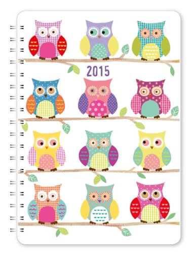 Download Essentials A5 Owls On Branch Polyprop 2015 Diary