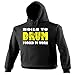 BORN TO DRUM - FORCED TO WORK (M - BLACK) NEW PREMIUM HOODIE - slogan funny clothing joke novelty vintage retro top mens ladies girl boy sweatshirt men women hoody hoodies fashion urban cool geek shirt drummer kit sticks band music drums day for him her brother sister mum dad daddy father mother mummy birthday ideas Christmas present gift S M L XL 2XL 3XL 4XL 5XL - by Fonfella