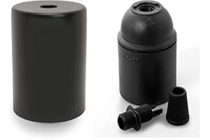 Merlotti 25.684 Cache douille E27, noir