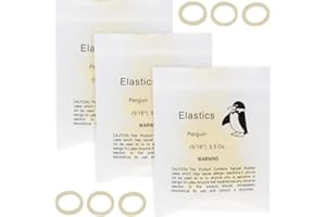 BLPRKOT 300 Pezzi Elastici Ortodontici, Elastici Multiuso, Dentale Dentale Gap Ortodontico 5/16 Fasce Elastiche Trasparenti, Elastico Denti Rubber Band Oral Orthodontics Strumento