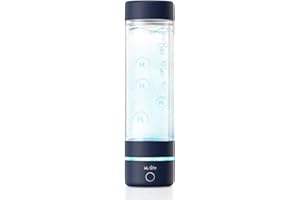 H2 Life Wasserstoffwasser Wasserstoff-Wasserflasche 3000PPB wasserstoff generator wasserstoff wasser generator SPE Pem-Technologie, Tragbar, USB Wiederaufladbar (Blau)