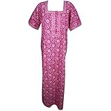 Indiatrendzs Women Cotton Summer Nighty Floral Nightwear (Chest 44)