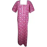 Indiatrendzs Women Cotton Summer Nighty Floral Nightwear (Chest 44)