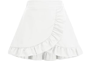 Weardear Filles Jupes Enfants Loisirs Ruffle Skirt A-Line Mode Jupe pour Filles 5-14 Ans