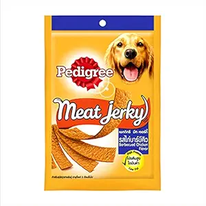 Pedigree Meat Jerky Stix Adult Dog Treats, Barbecue Chicken ? 80 gm (Pack of 4) by Jolly and Cutie Pets