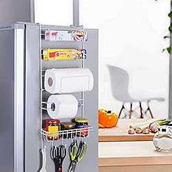 Yontree® Étagère à Suspendre pour réfrigérateur avec Ventouses Étagère à Epices Rangement Cuisine
