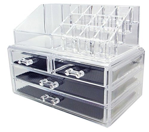 Feibrand Acrylic Makeup Organiser 20 Sections for Makeup Sets