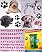 Produktbild WHEELY, WINDOWS, Hund, Sticker, Zahlen Und Buchstaben, Mit Schwarzem Labrador, Dalmatiner Old English Sheepdog, Beagle, Wasserdicht