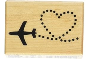 ARTEMIO Youdoit Sello de Madera - Corazón avión
