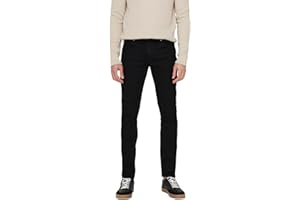 ONLY & SONS Onsloom Slim Black 4324 Jeans Vd - Dżins Mężczyźni