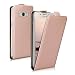 Produktbild kwmobile Flip Case Hülle für Samsung Galaxy J5 (Version 2016) DUOS - Aufklappbare Kunstleder Schutzhülle Tasche im Flip Cover Style in Rosegold